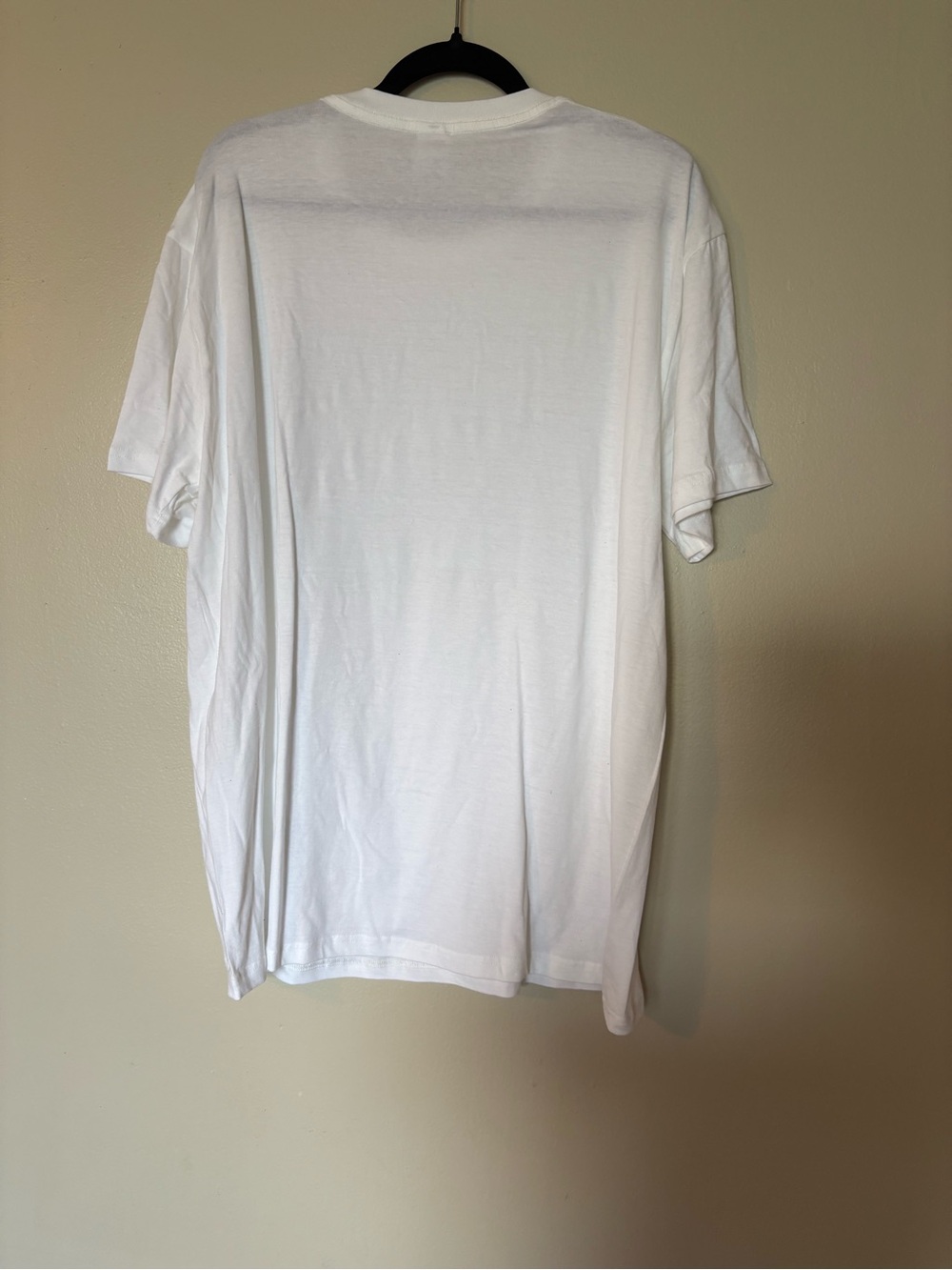 Classic White Men's Crew Neck T-Shirt - Picture 2 of 3